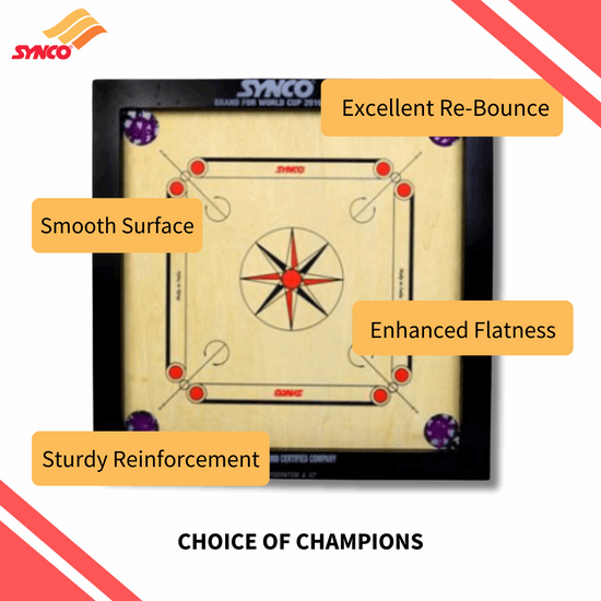 Synco Eco 24 inch carrom board for Kids