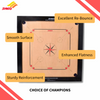 Synco Sellora 4mm Full Size Carrom Board