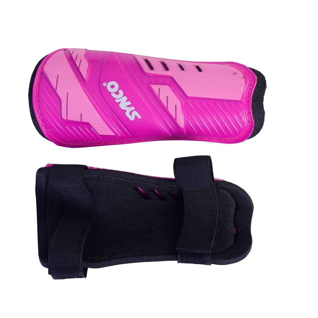 SYNCO MS Vogue Shin guard for Leg Protection- Size Medium/Pink