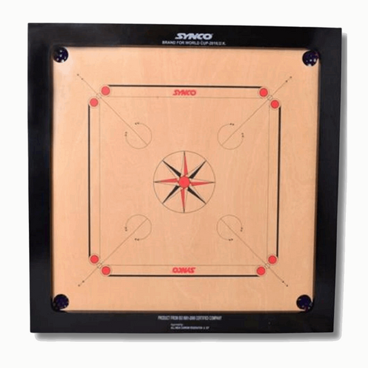 Synco Sellora 4mm Full Size Carrom Board