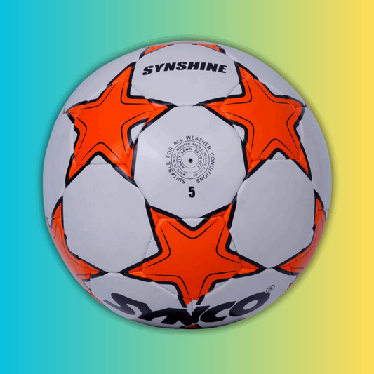 SYNCO Professional FIFA Football Ball Hand Stitch Model Synshine Size-5