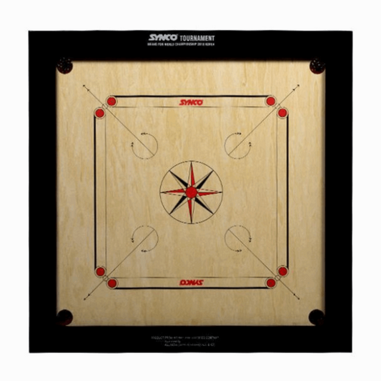 Synco Tournament Full size carrom board