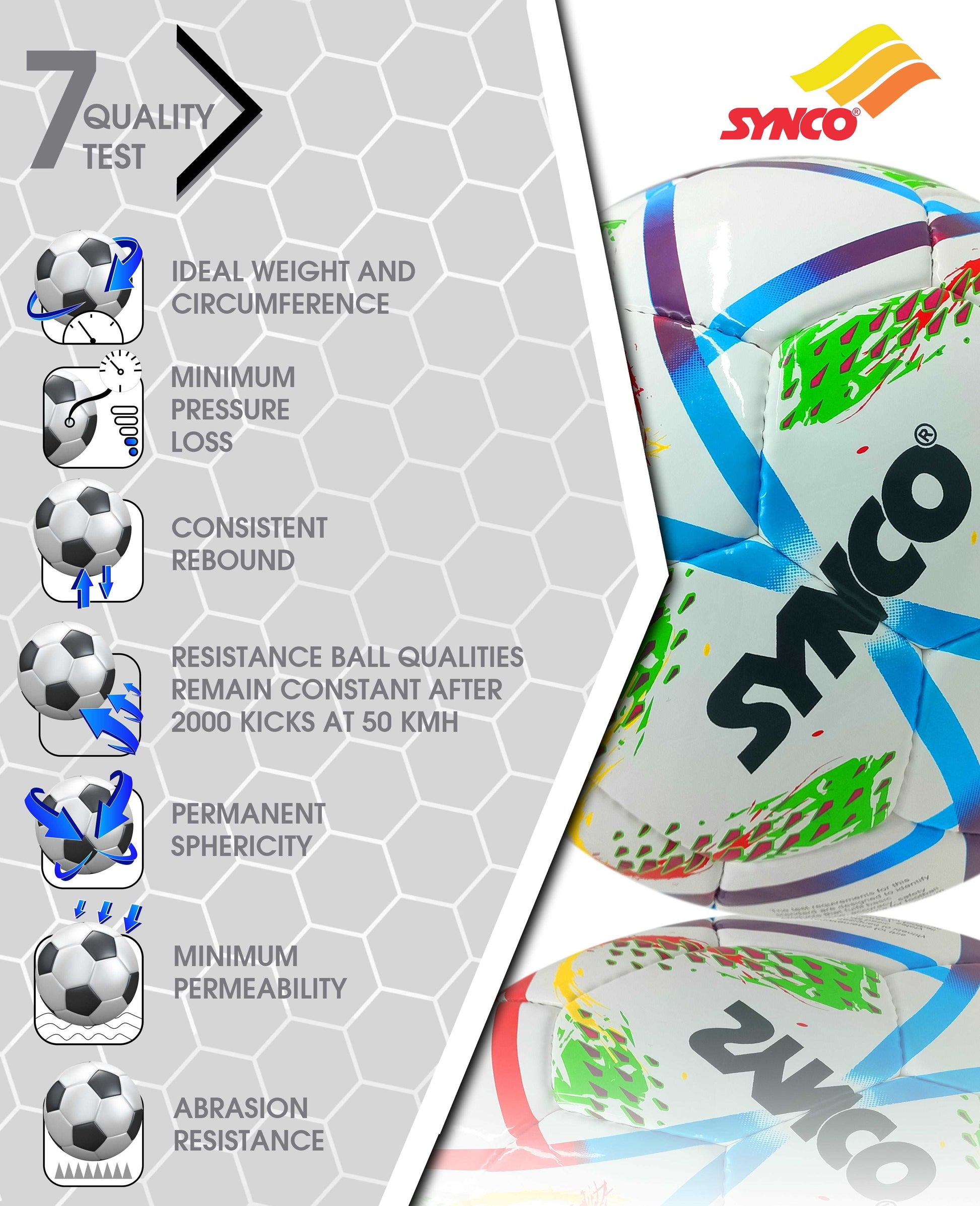 Synco FIFA Approved TPU Football Size-5