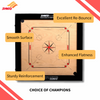 Synco Platinum Plus Full size Carrom Board 20mm