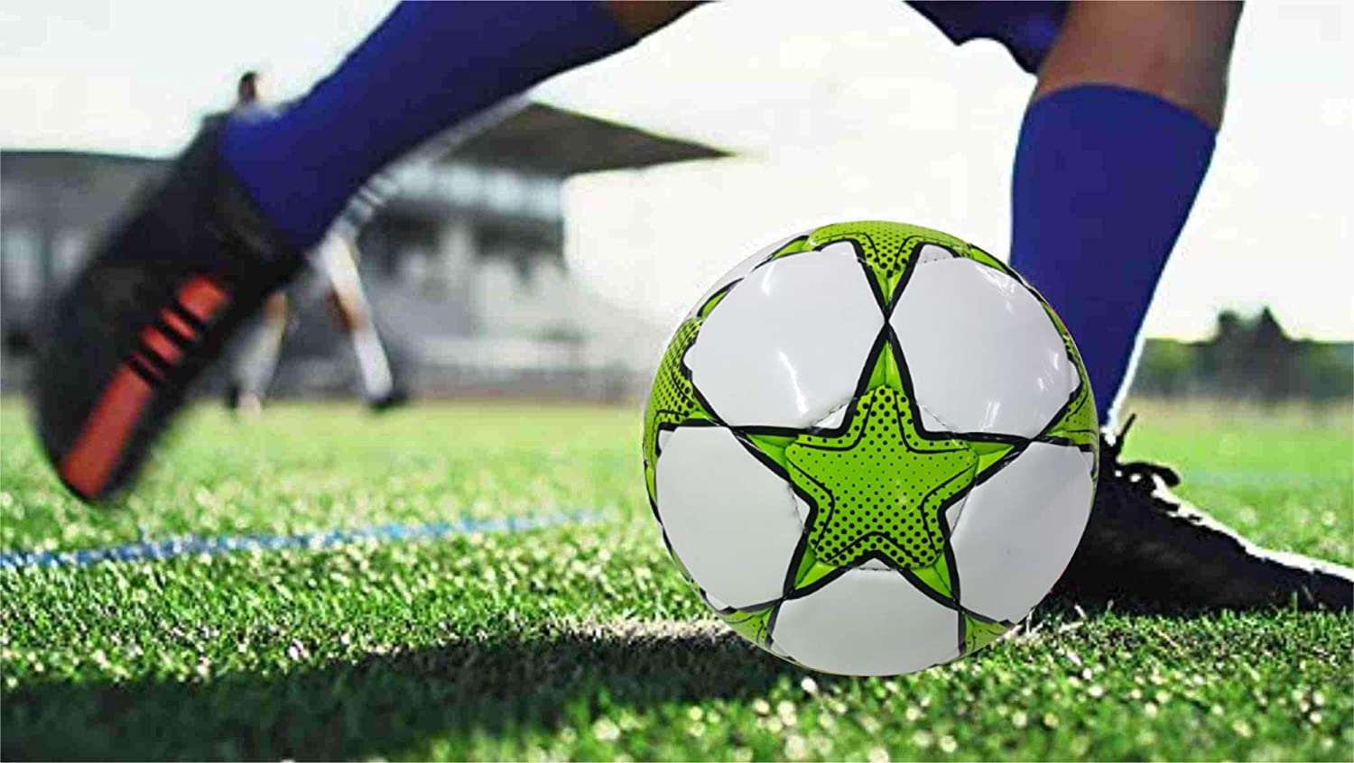 Synco World Cup Football <br>|Soccer Ball Size-5 |Green| 1 Pc - 3