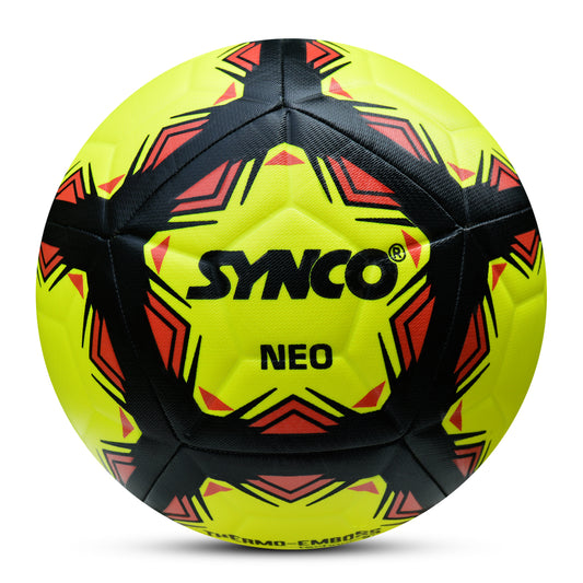 Synco Neo Embossed Football | Professional Match Ball | TPU Machine Stitched | Size-5