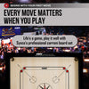 Synco 27 inches 4mm Chakri Back Full Size Carrom Board International with Free Coins/Striker/Boric Powder