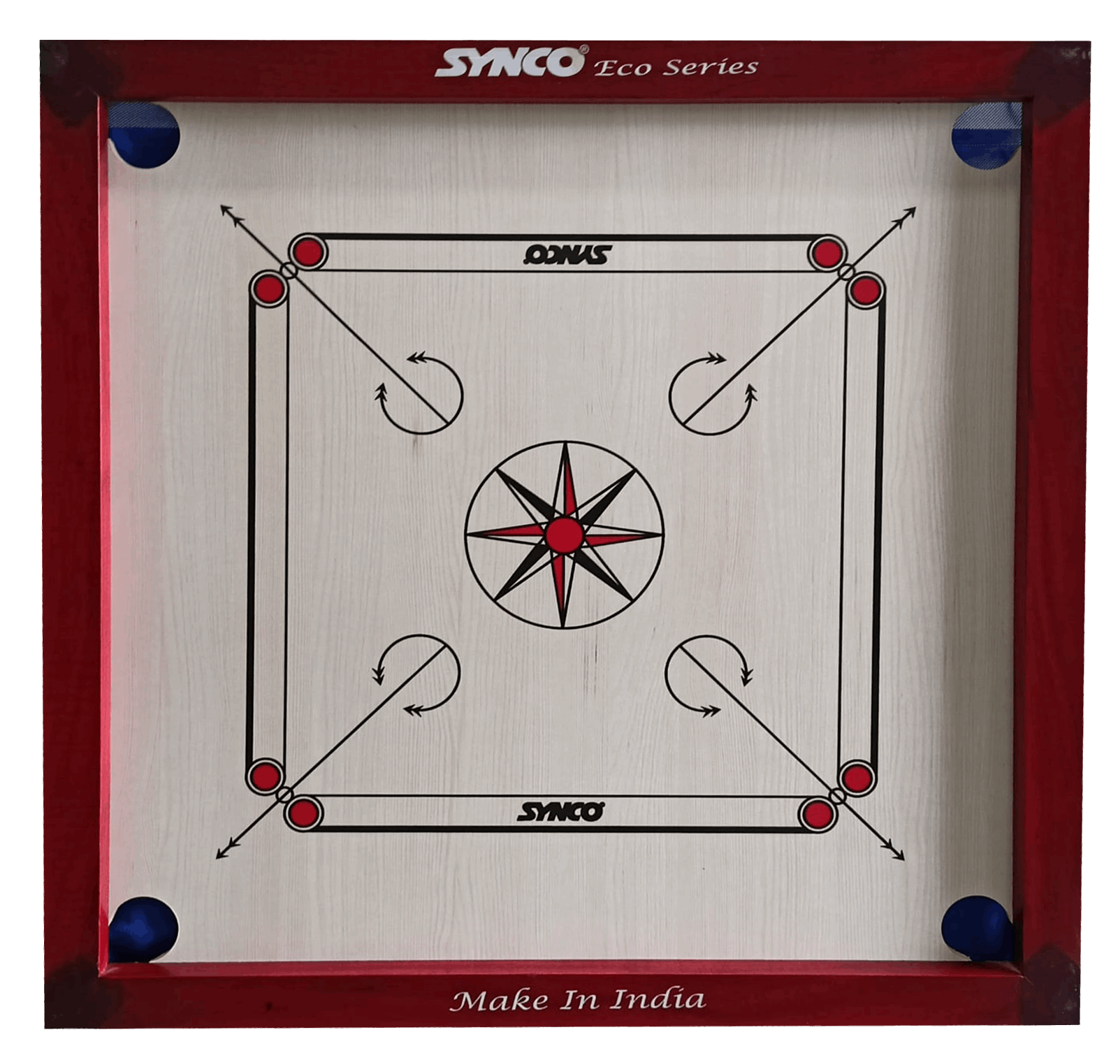 Buy Synco Eco 33X33 inch Light weight Full size carrom board