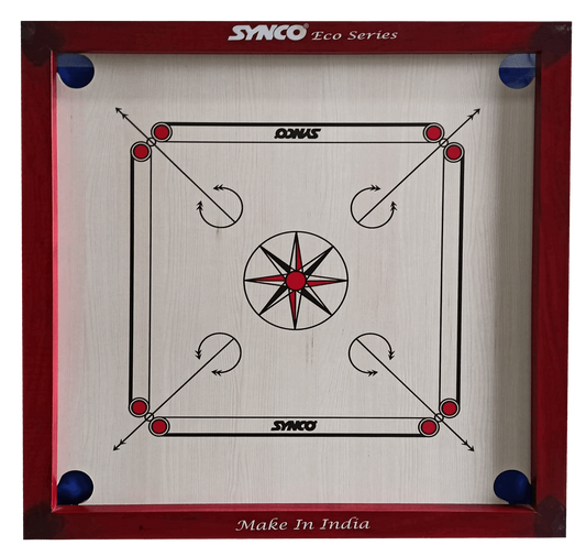Synco Eco 33X33 inch Light weight Full size carrom board