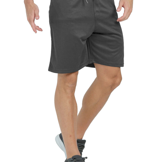 Synco Flex Active Sports Shorts for Men for Dark Grey side front