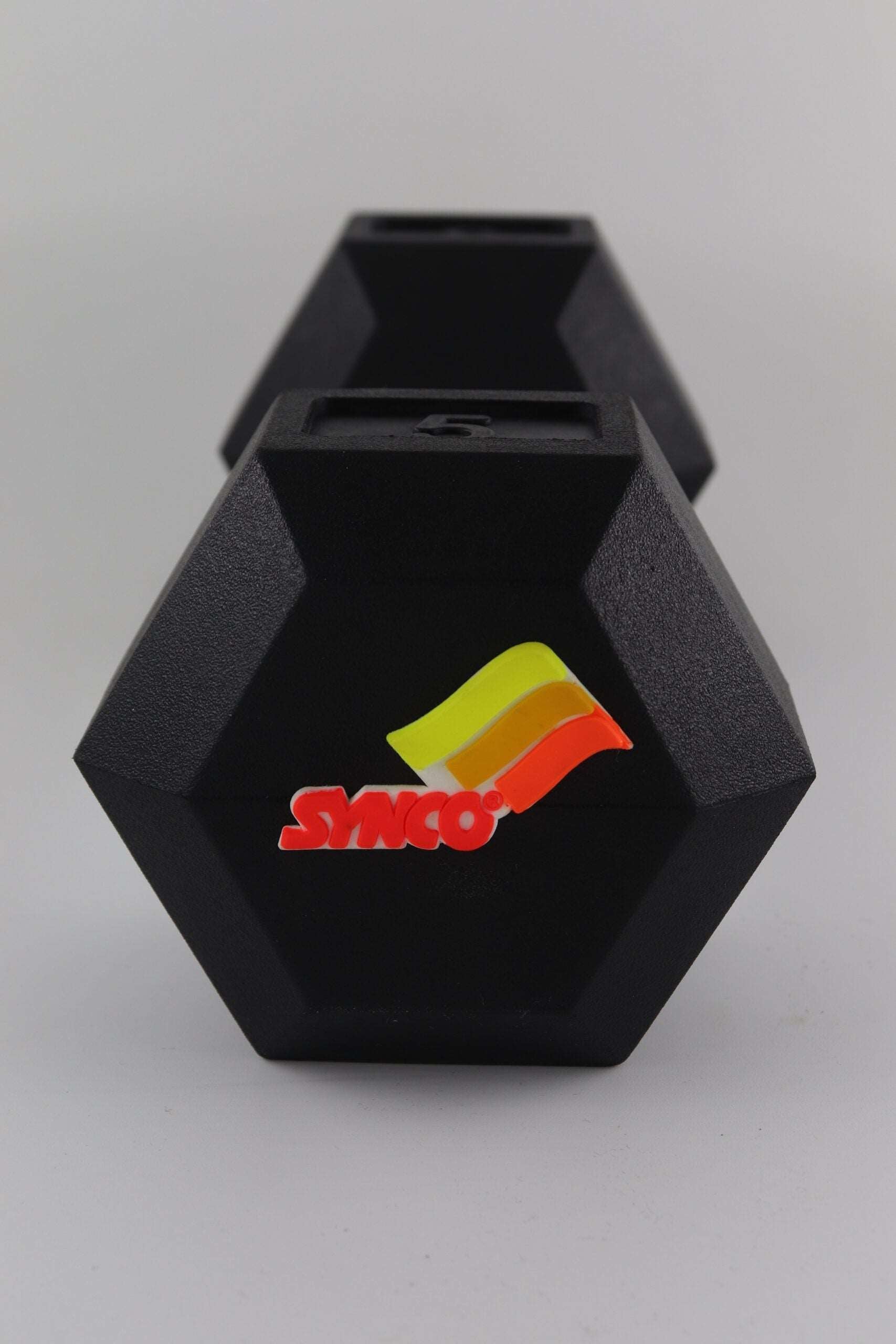 Synco Rubber Coated dumbbell Pair (2 x 5 KG) - 5