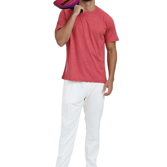 Synco White Aeris Performance Track pant front