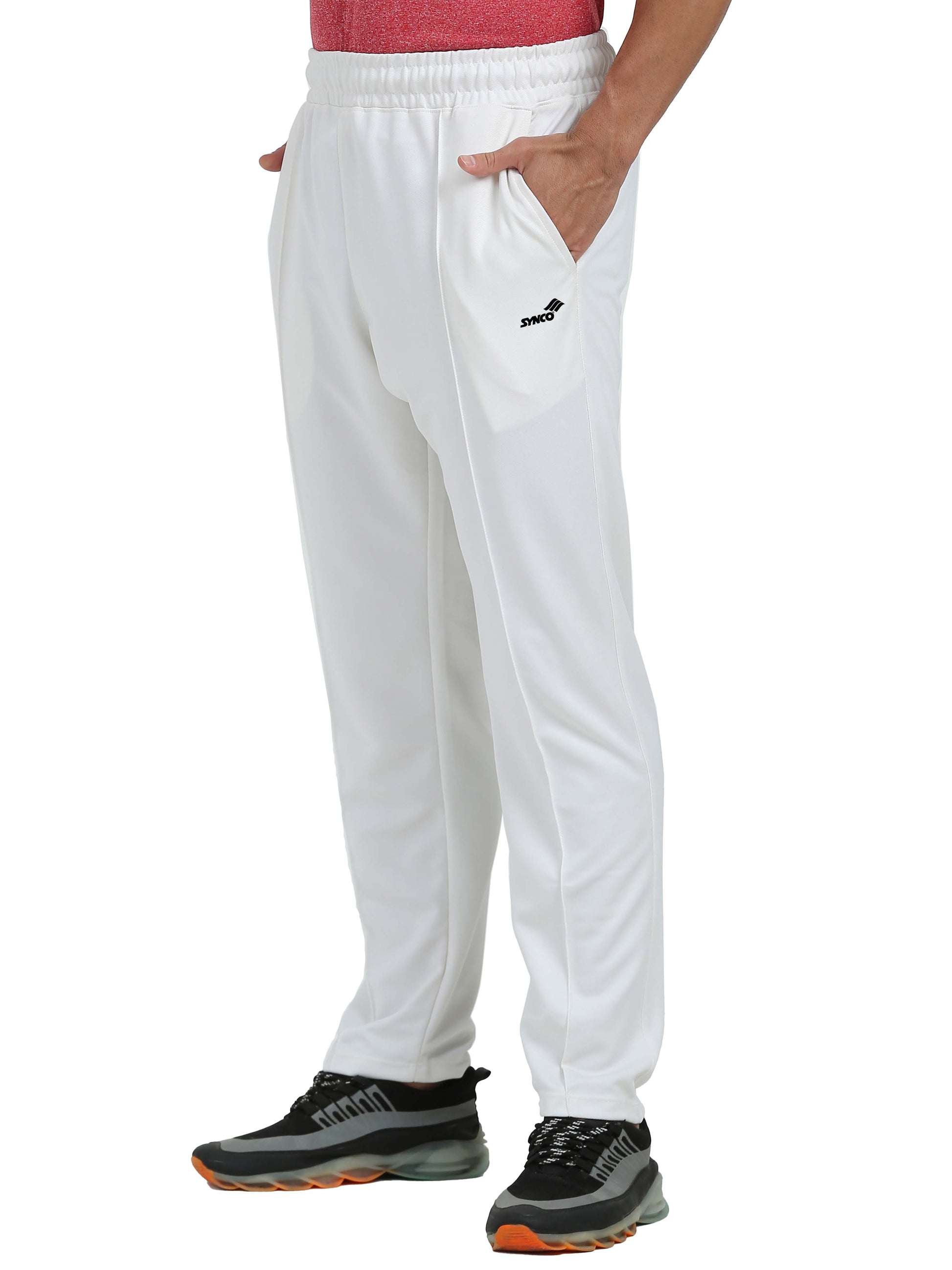 Synco Aeris White Trackpant side