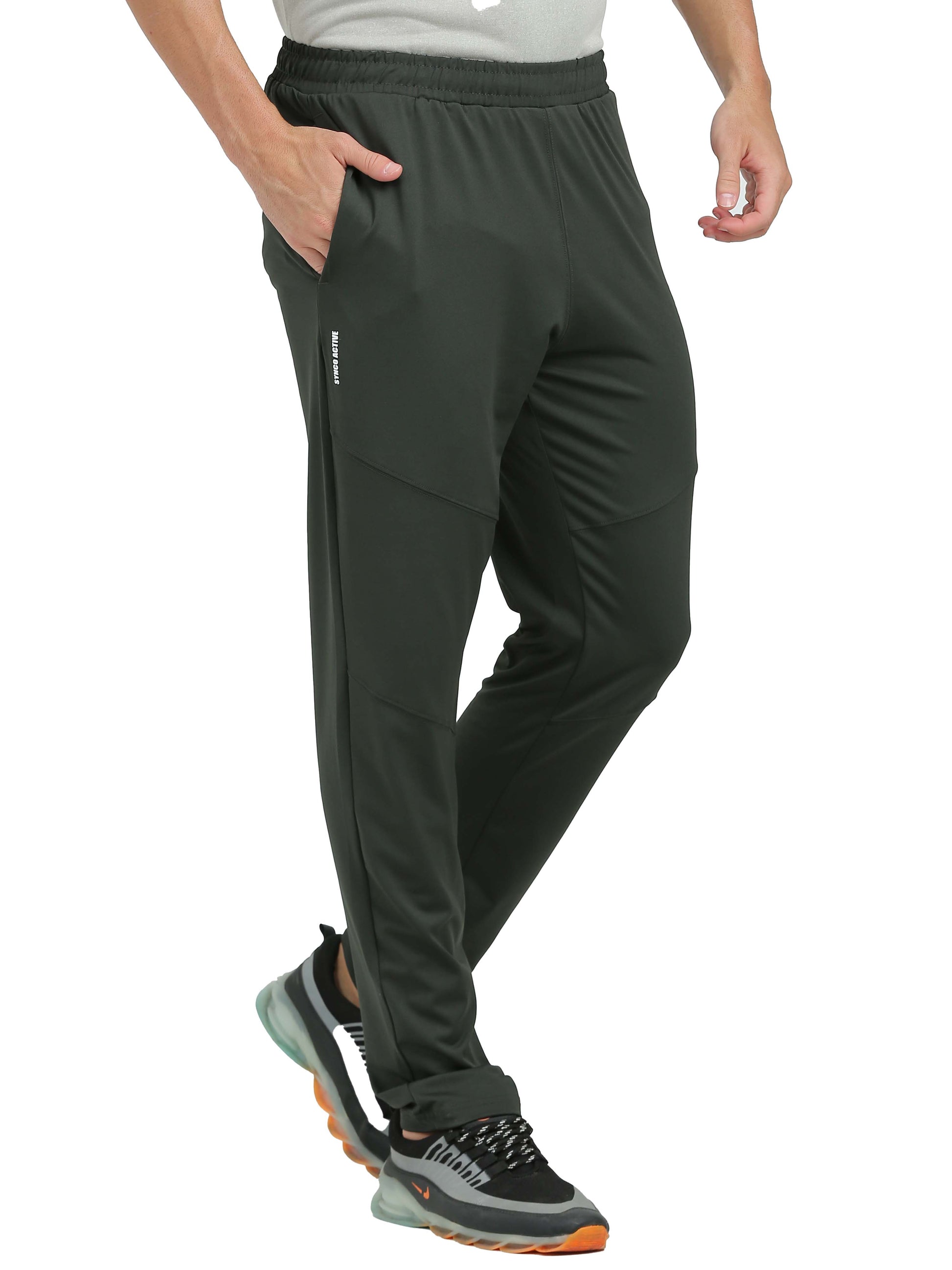Synco Olive green AeroMove Trackpant side