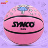 Synco angel pink Kids Rubber Basketball front