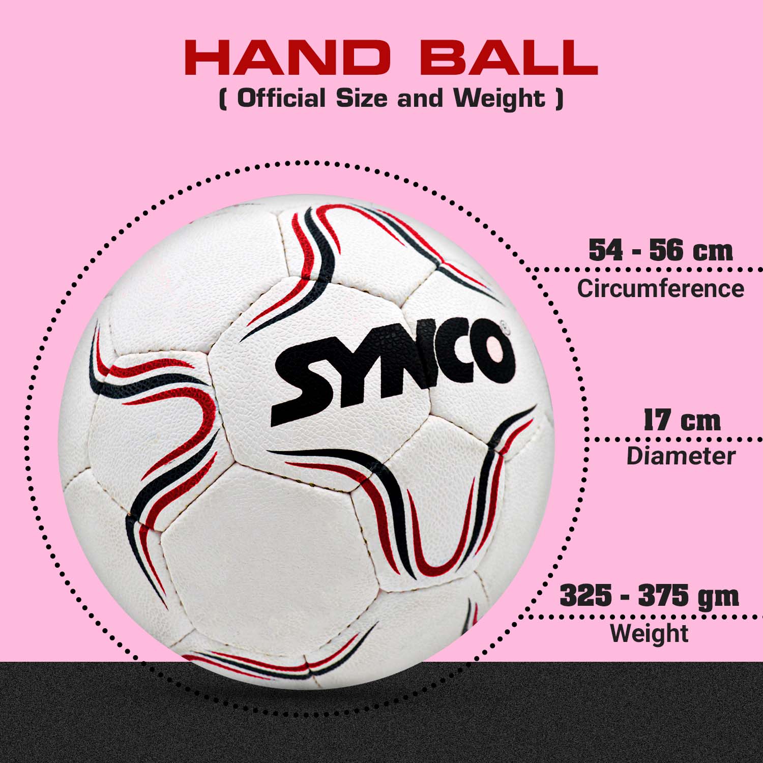 Synco Bella Handball for Women ratiio  size