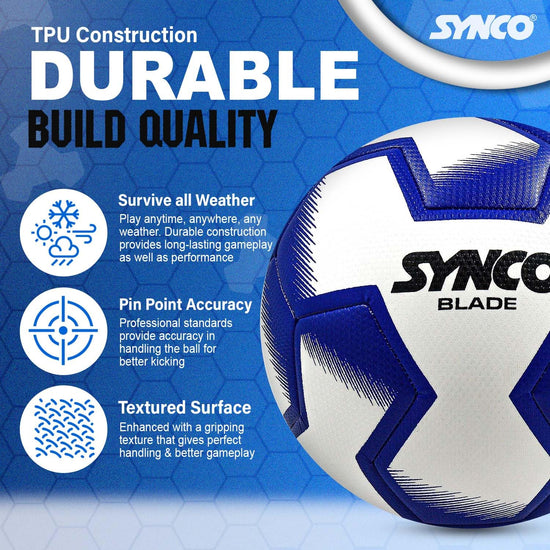 Synco Blade Hybrid Football durable built quality