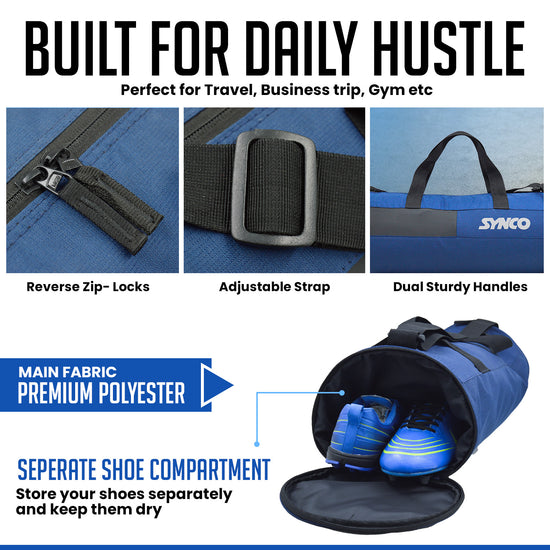 Synco casual bag blue benifits advantages versatility usage