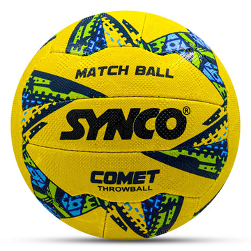 Synco Comet Rubber Match yellow Throwball front