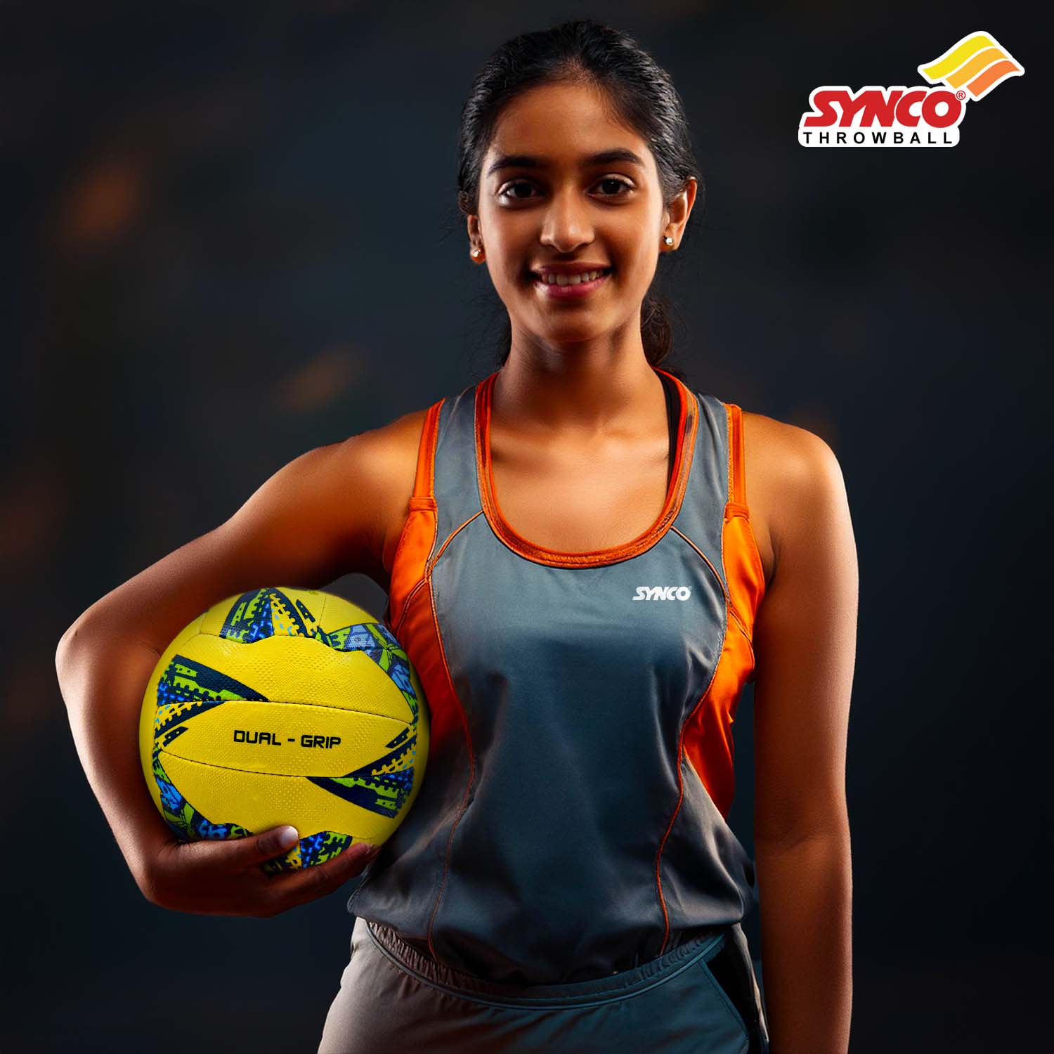 Synco Comet Rubber Match Throwball yellow