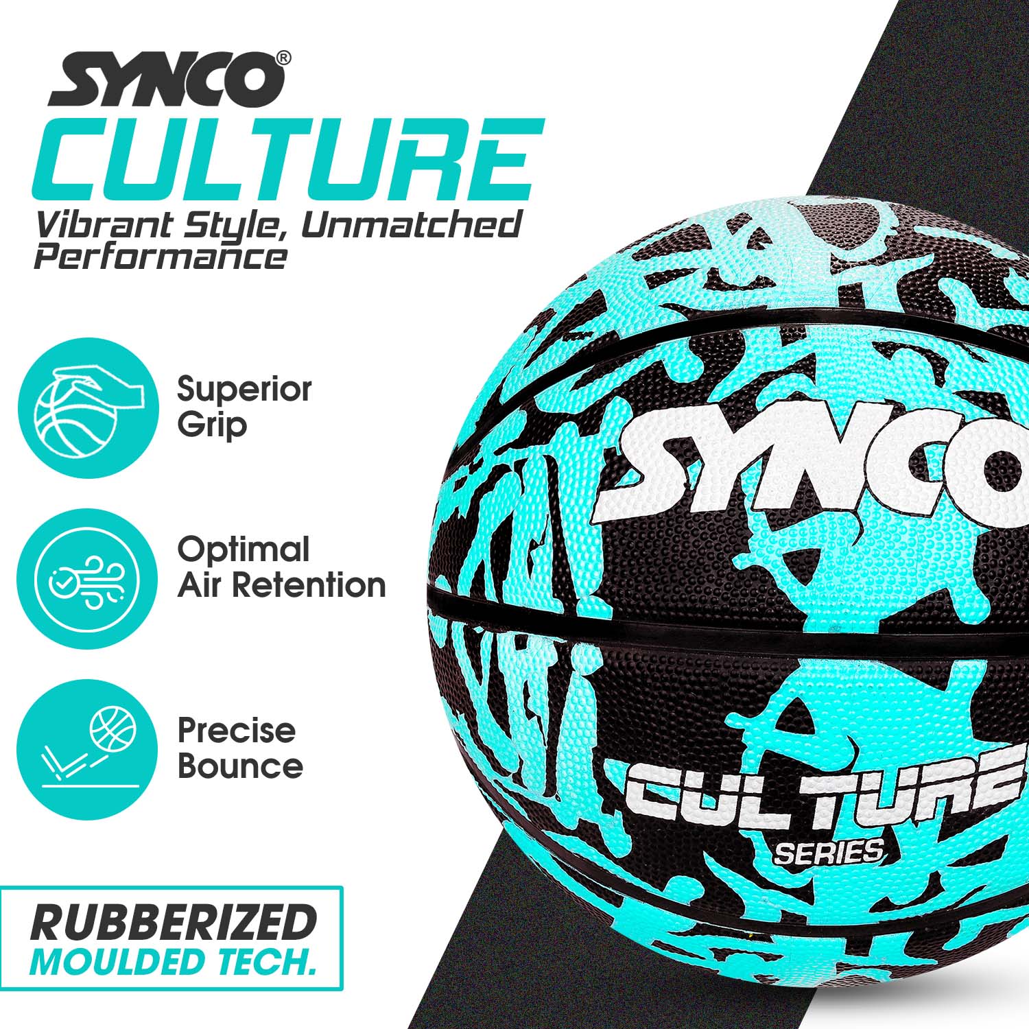 Synco Culture Series features build quality basketball