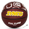Synco Culture Series white brown basketball front