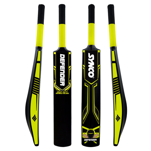 Synco Defender Plastic Cricket Bat front back side