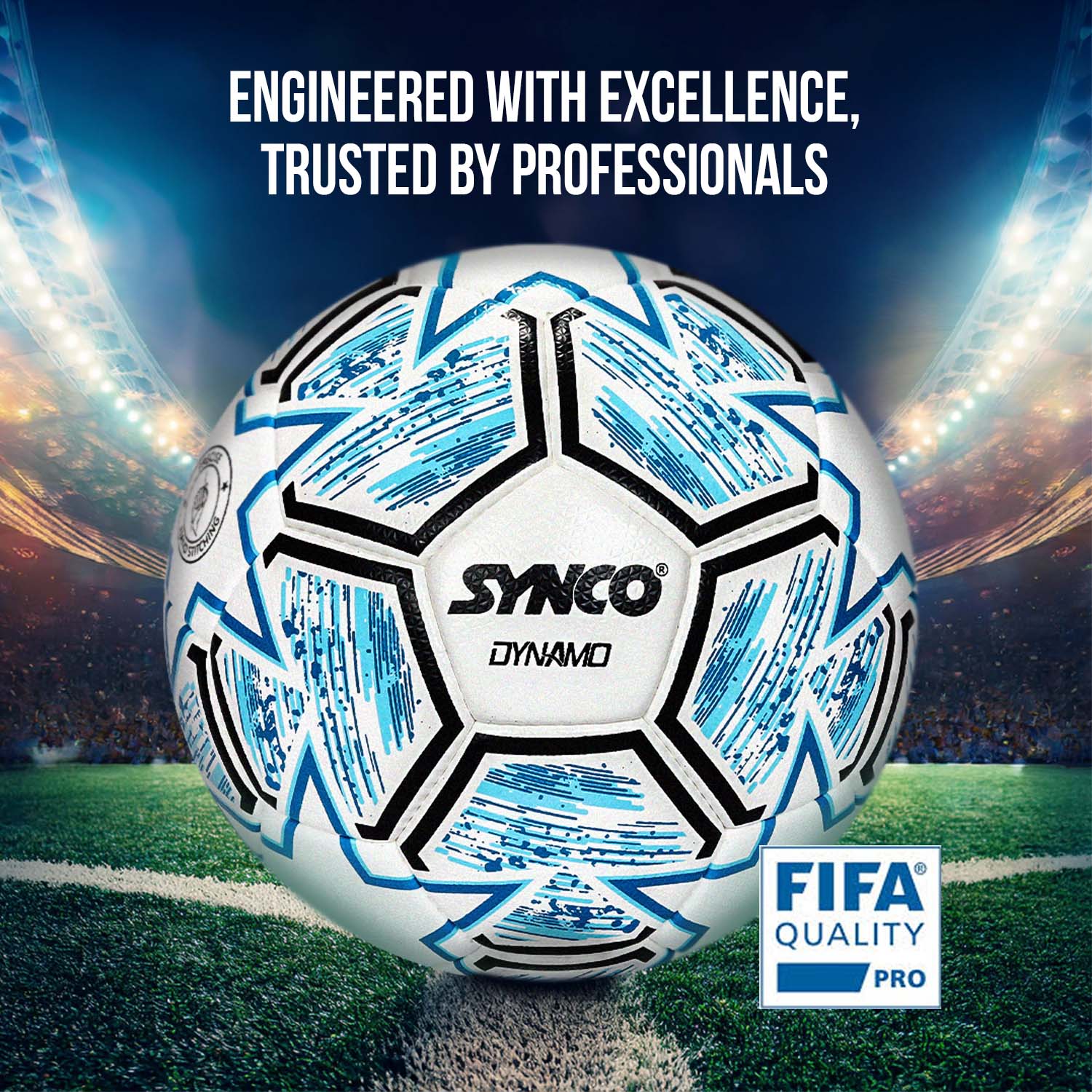 Synco Professional Dynamo Football FIFA Quality Pro Certified