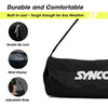 Synco Flex 3 Ball Carrying sports Duffel Bag (S) Black features build quality