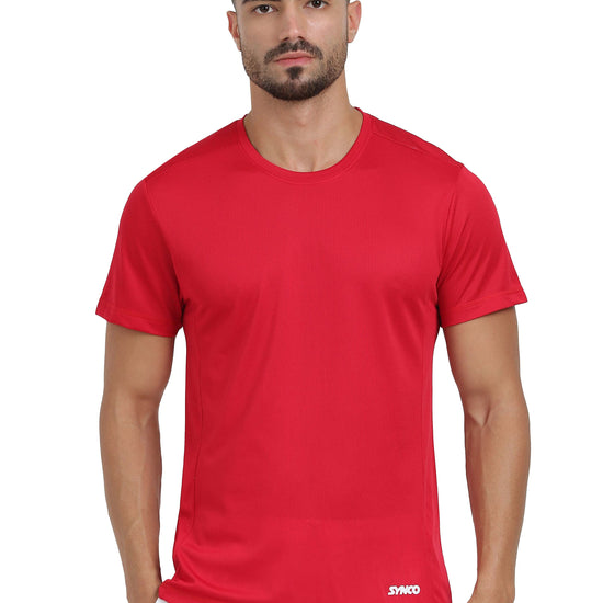 Synco Flo fit Red Tshirt Front