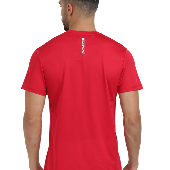 Synco Flo Fit Red Tshirt Back