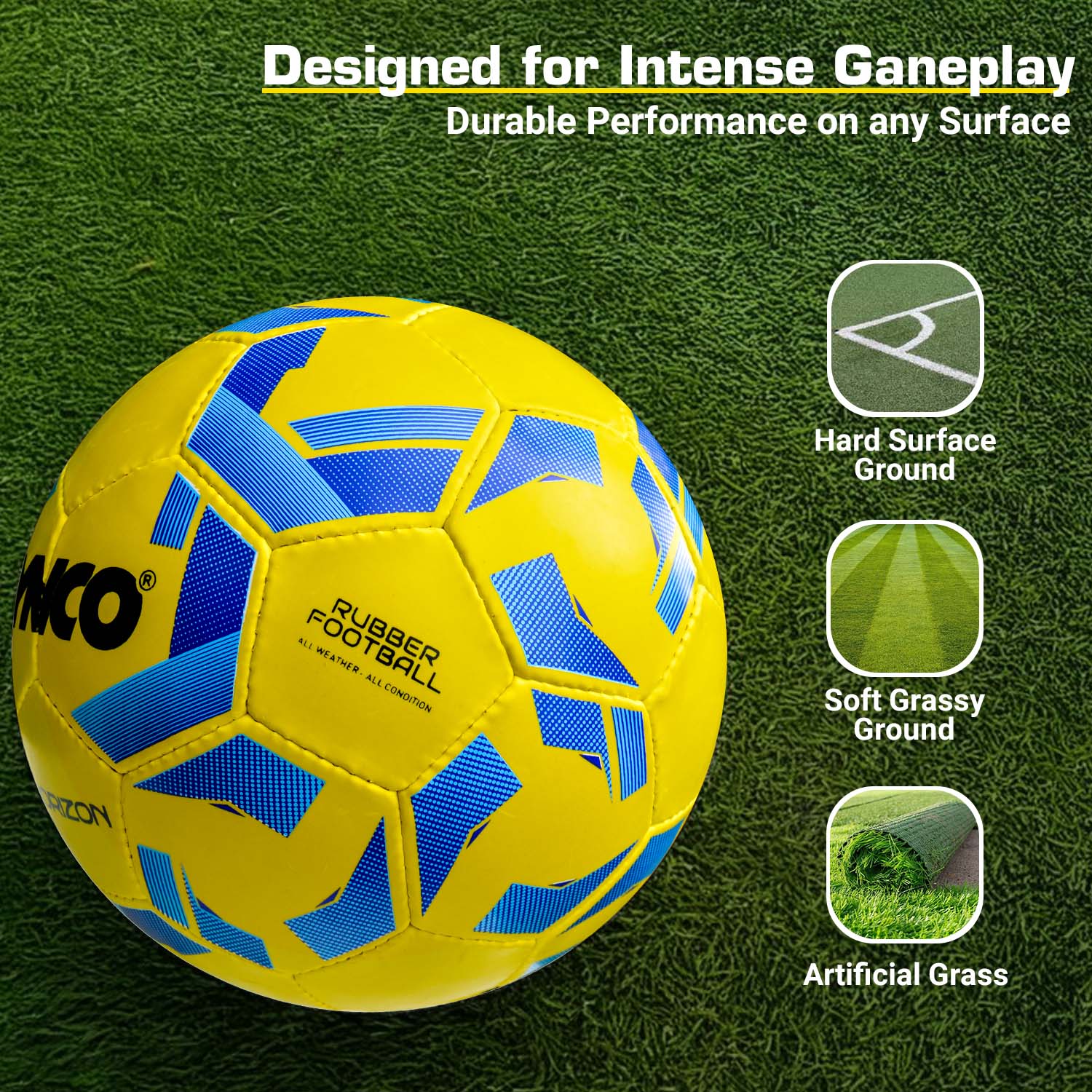 Synco Horizon Club football  durable build