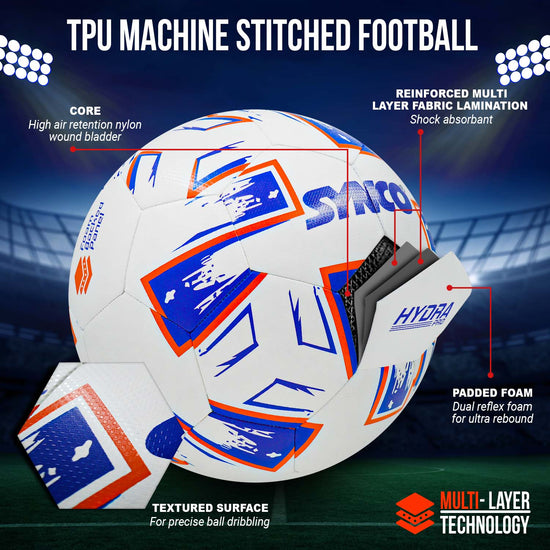 Synco Hybrid Football Hydra Pro construction