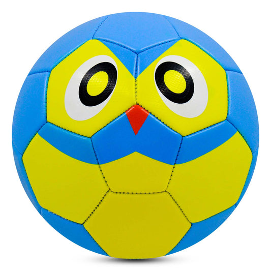 Synco owl faced blue yellow pvc football football