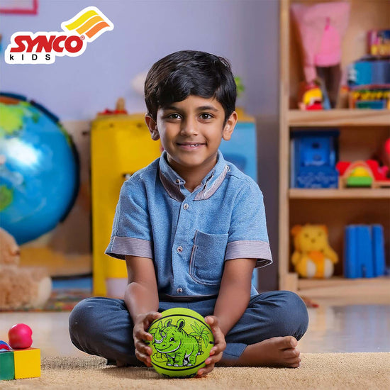 Syncos Rubber Basketball kids green