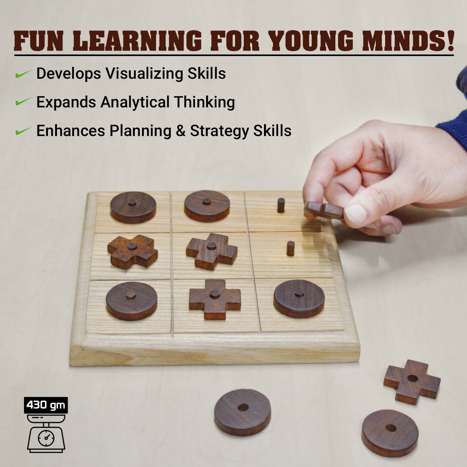 Synco Tic Tac Wooden Game
