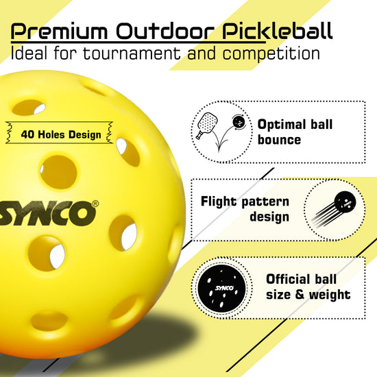 Synco Pickleball Ball S26 features