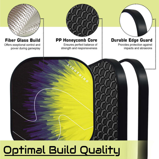 Synco Pickleball Paddle Set Hybrid Max Blue optimal build