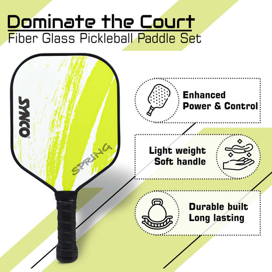 Synco Pickleball Paddle Set Spring green benifits