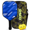 Synco Slash PickleBall Paddle with set of 4 yellow PickleBall