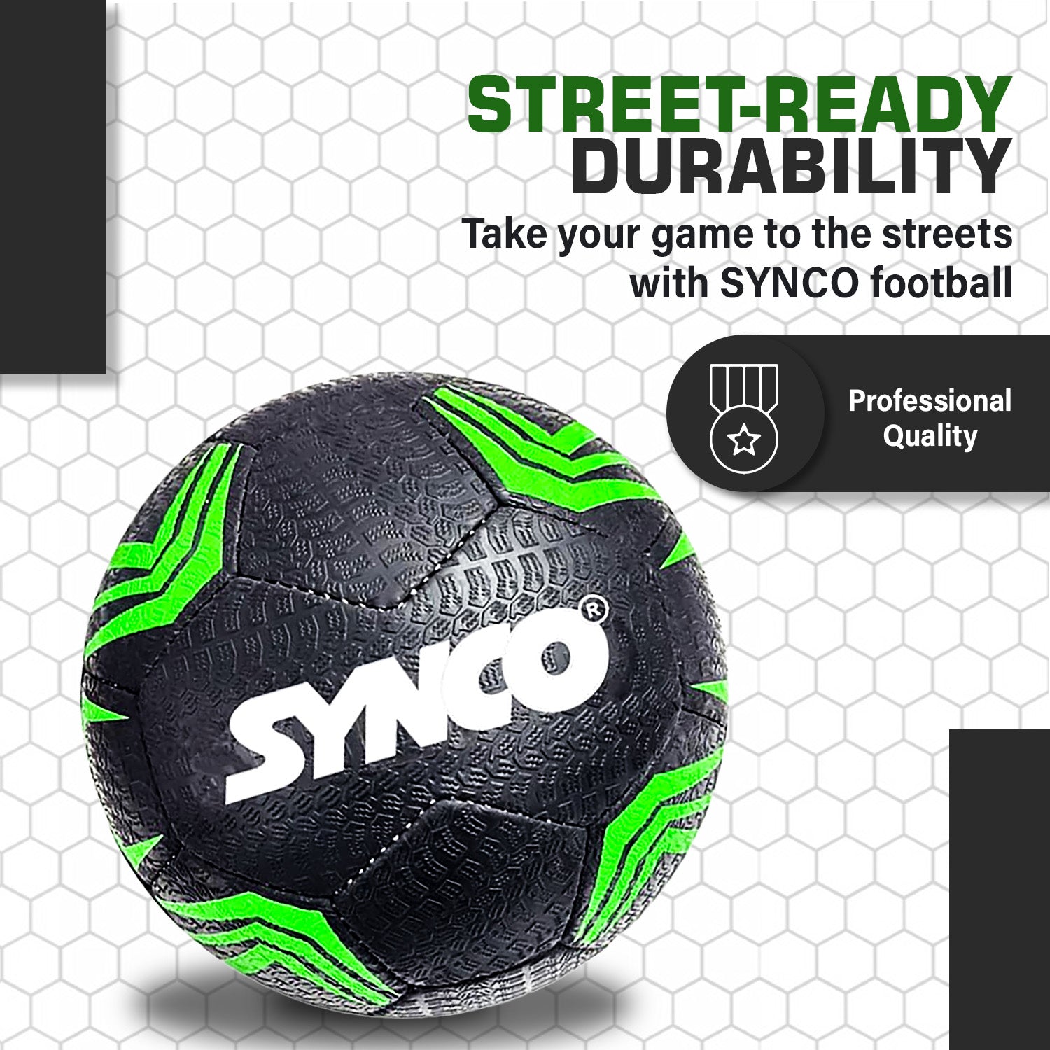 Synco Street Soccer Football professional quality