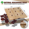 Synco Noughts & Crosses Tic Tac Wooden Game built