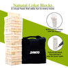 Synco natural color Tumbling Tower Best Wooden Puzzle Game for Children & Adults Block Set  Tower Natural