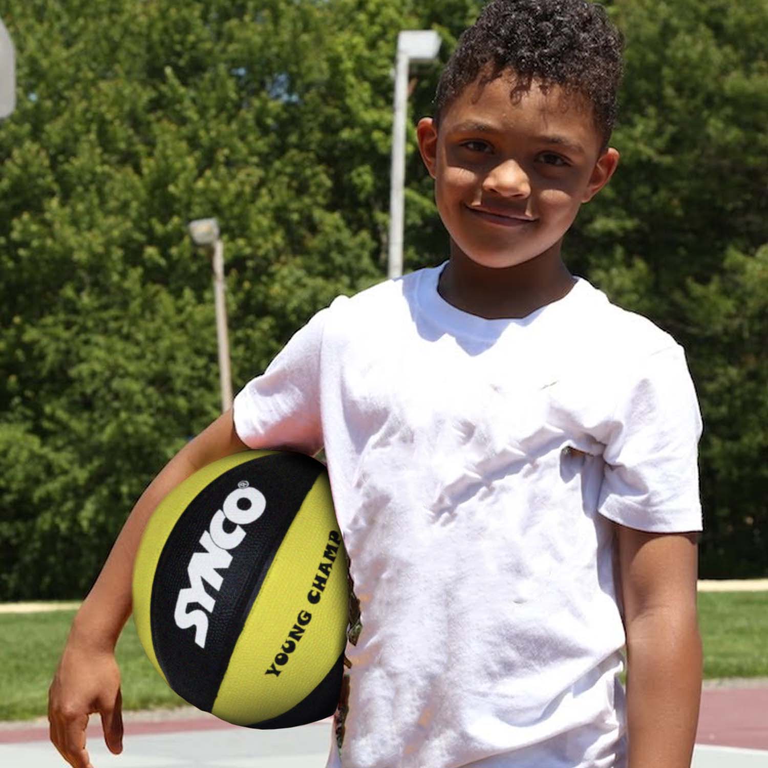 Synco Young Champ kids Basketball green black