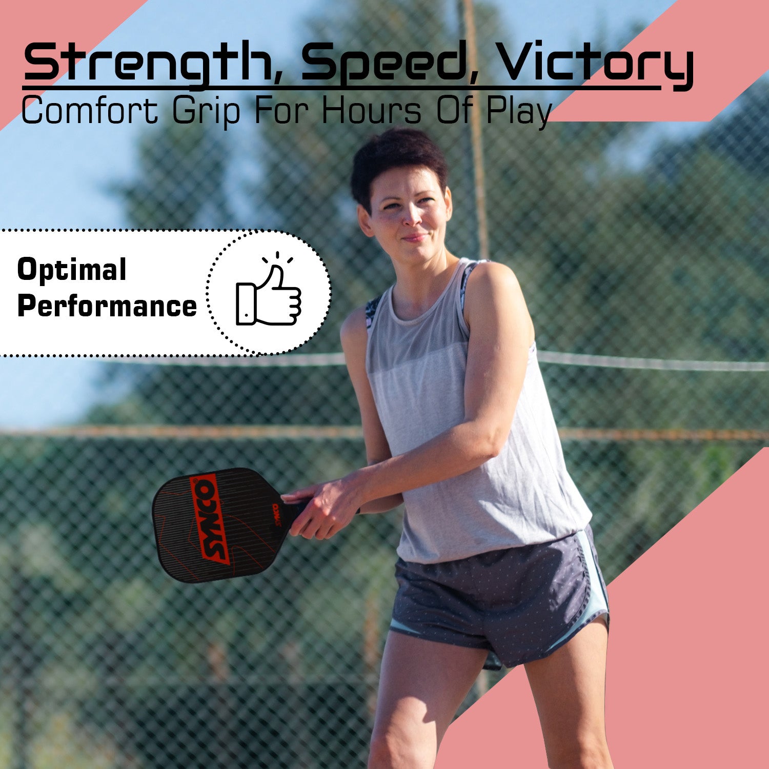 Synco optimal performance pickleball paddle set