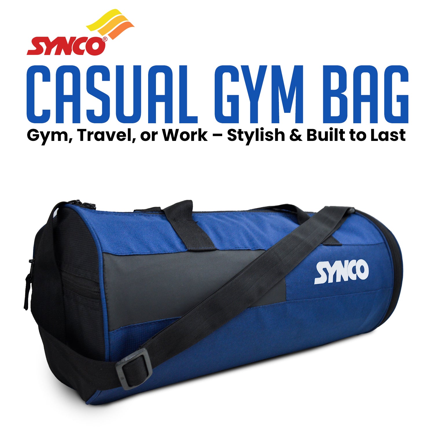 Synco casual Gym bag blue
