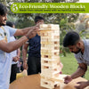 Synco eco friendly wooden tumbling tower game features