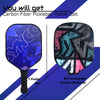 Synco Purple Pickleball Paddle Set Purple