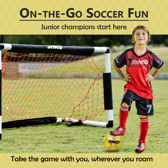 Synco goal post yellow football