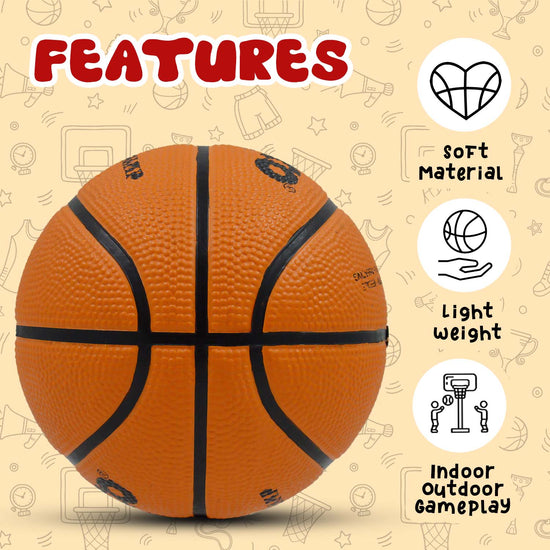 Synco Little Champ Kids Rubber Basketball Features